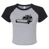Women's Micro Rib Raglan Baby Tee Thumbnail