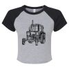 Women's Micro Rib Raglan Baby Tee Thumbnail