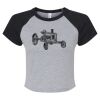 Women's Micro Rib Raglan Baby Tee Thumbnail
