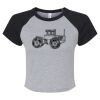 Women's Micro Rib Raglan Baby Tee Thumbnail