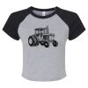 Women's Micro Rib Raglan Baby Tee Thumbnail