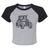 Women's Micro Rib Raglan Baby Tee Thumbnail