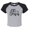 Women's Micro Rib Raglan Baby Tee Thumbnail