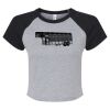 Women's Micro Rib Raglan Baby Tee Thumbnail