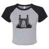 Women's Micro Rib Raglan Baby Tee Thumbnail