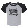 Women's Micro Rib Raglan Baby Tee Thumbnail