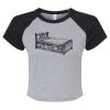 Women's Micro Rib Raglan Baby Tee Thumbnail