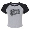 Women's Micro Rib Raglan Baby Tee Thumbnail