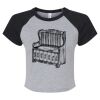 Women's Micro Rib Raglan Baby Tee Thumbnail