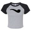 Women's Micro Rib Raglan Baby Tee Thumbnail