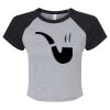 Women's Micro Rib Raglan Baby Tee Thumbnail