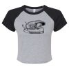 Women's Micro Rib Raglan Baby Tee Thumbnail