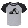 Women's Micro Rib Raglan Baby Tee Thumbnail