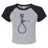 Women's Micro Rib Raglan Baby Tee Thumbnail