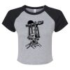 Women's Micro Rib Raglan Baby Tee Thumbnail