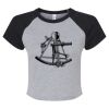 Women's Micro Rib Raglan Baby Tee Thumbnail