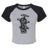 Women's Micro Rib Raglan Baby Tee Thumbnail
