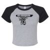 Women's Micro Rib Raglan Baby Tee Thumbnail
