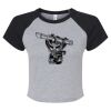 Women's Micro Rib Raglan Baby Tee Thumbnail