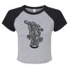 Women's Micro Rib Raglan Baby Tee Thumbnail