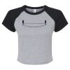 Women's Micro Rib Raglan Baby Tee Thumbnail