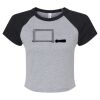 Women's Micro Rib Raglan Baby Tee Thumbnail