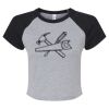 Women's Micro Rib Raglan Baby Tee Thumbnail
