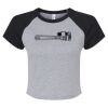 Women's Micro Rib Raglan Baby Tee Thumbnail
