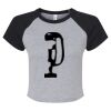 Women's Micro Rib Raglan Baby Tee Thumbnail