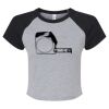 Women's Micro Rib Raglan Baby Tee Thumbnail