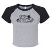 Women's Micro Rib Raglan Baby Tee Thumbnail