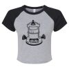 Women's Micro Rib Raglan Baby Tee Thumbnail