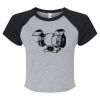 Women's Micro Rib Raglan Baby Tee Thumbnail