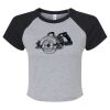 Women's Micro Rib Raglan Baby Tee Thumbnail