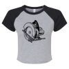 Women's Micro Rib Raglan Baby Tee Thumbnail