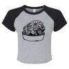 Women's Micro Rib Raglan Baby Tee Thumbnail
