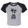 Women's Micro Rib Raglan Baby Tee Thumbnail