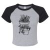 Women's Micro Rib Raglan Baby Tee Thumbnail