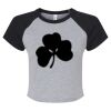Women's Micro Rib Raglan Baby Tee Thumbnail