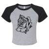 Women's Micro Rib Raglan Baby Tee Thumbnail