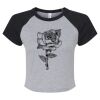 Women's Micro Rib Raglan Baby Tee Thumbnail