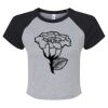 Women's Micro Rib Raglan Baby Tee Thumbnail