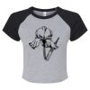 Women's Micro Rib Raglan Baby Tee Thumbnail