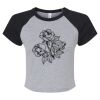 Women's Micro Rib Raglan Baby Tee Thumbnail