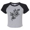 Women's Micro Rib Raglan Baby Tee Thumbnail