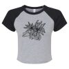 Women's Micro Rib Raglan Baby Tee Thumbnail