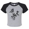 Women's Micro Rib Raglan Baby Tee Thumbnail
