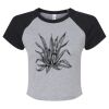 Women's Micro Rib Raglan Baby Tee Thumbnail