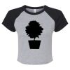 Women's Micro Rib Raglan Baby Tee Thumbnail
