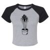 Women's Micro Rib Raglan Baby Tee Thumbnail